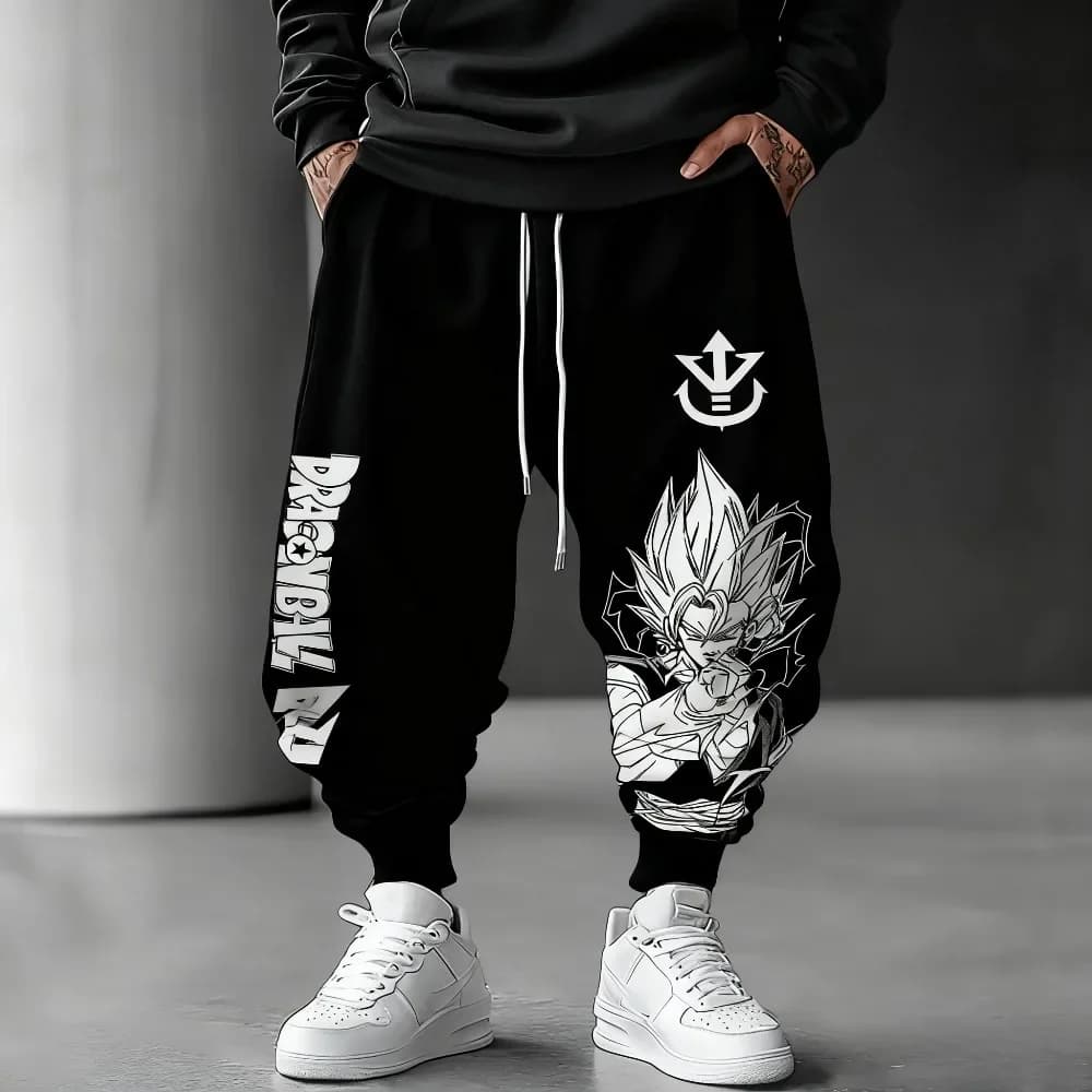 Pantaloni Sportivi Jogger 3D Dragon Ball Vegeta Estate 2026, Asciugatura Rapida Oversize Hip Hop Casual per Uomo Donna Bambino Y2k