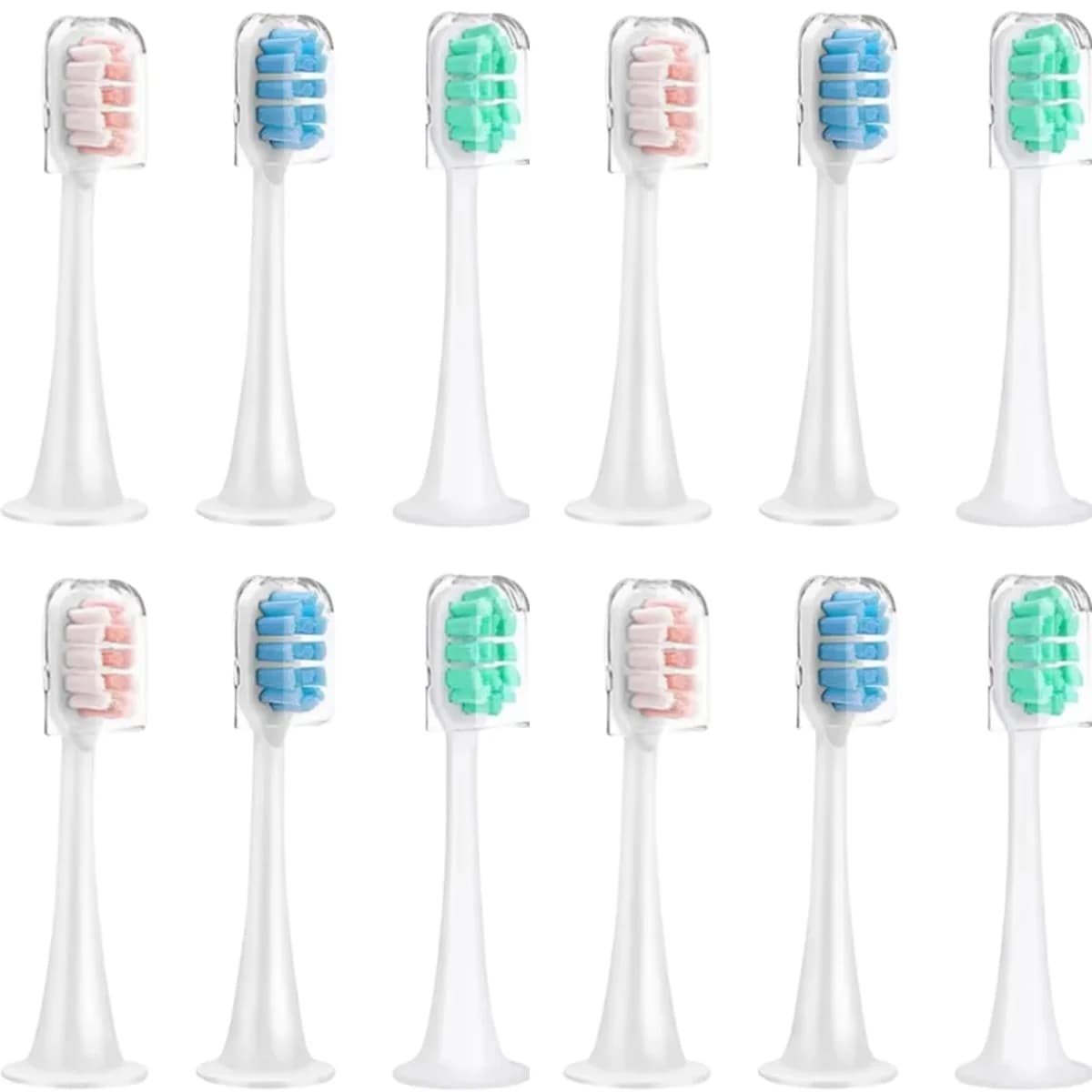 12 sonic electric toothbrushes suitable for the Mi series T300 T301 T500, replacing brush heads and soft bristles