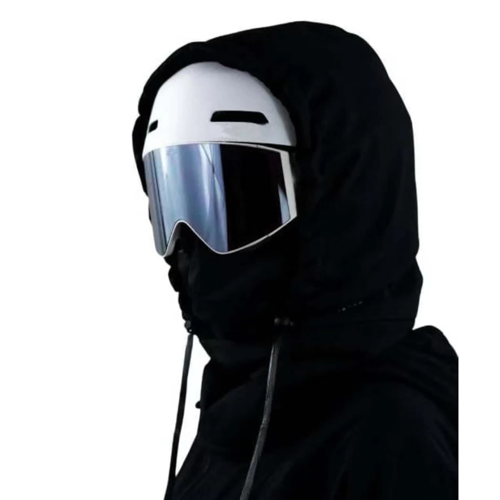Full Hood With Drawstring Windproof Goggle Plush Ski Multifunctional for