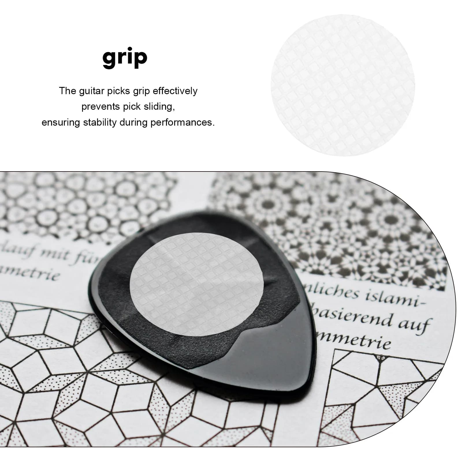 20 pezzi guarnizione antiscivolo plettri per chitarra impugnature in silicone supporto in gomma protezioni per le dita per supporti adesivi in gel di silice per ukulele
