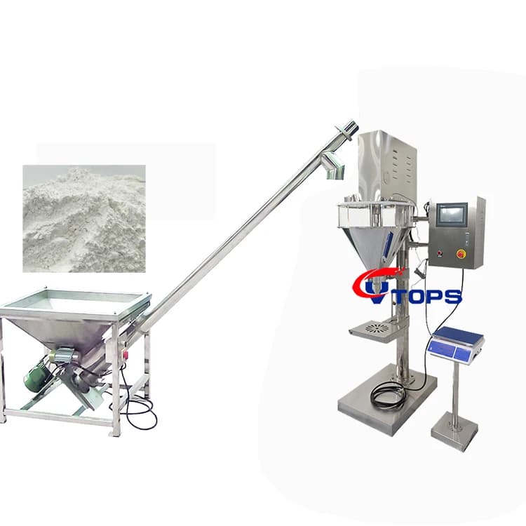 Vacuum Vitamins Dry Syrup Powder Can Bottles Bags Production Line of Milk Filling Machines in Protein Powder