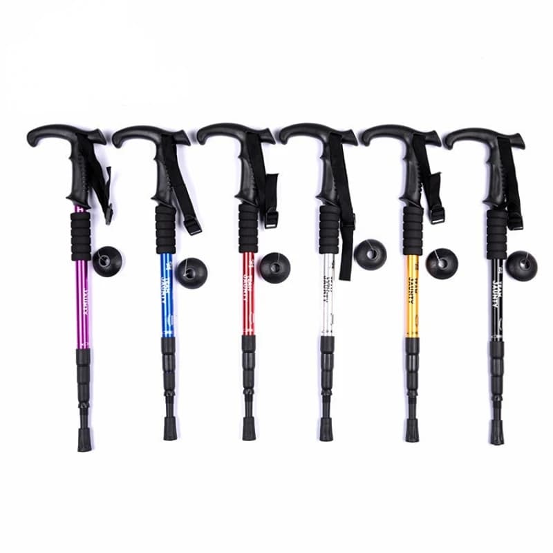 Trekking poles ultralight walking poles Trekking regulatable telescopic die for walking sticks accessories Trekking