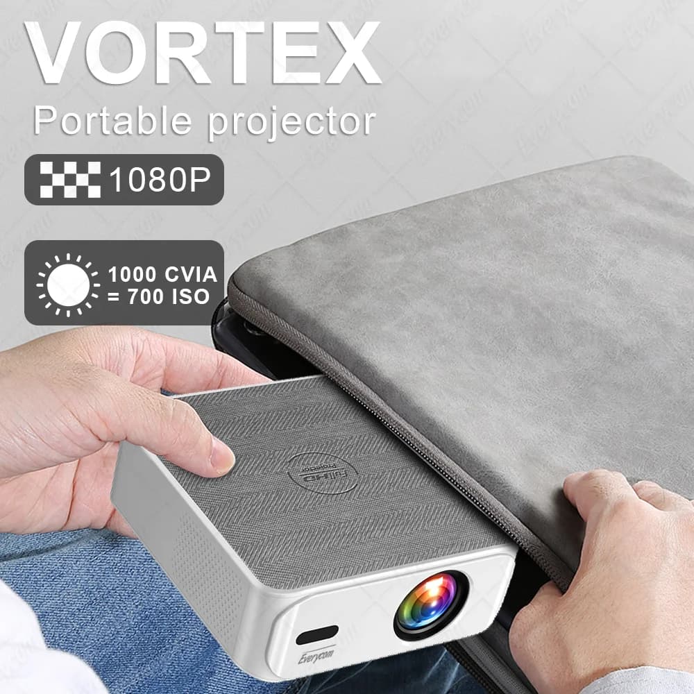 Best Price 4K Full HD Projector 4K WiFi BT Android Smart Mini Projector Home Cinema Outdoor Movie Projector Gift Video Projectur