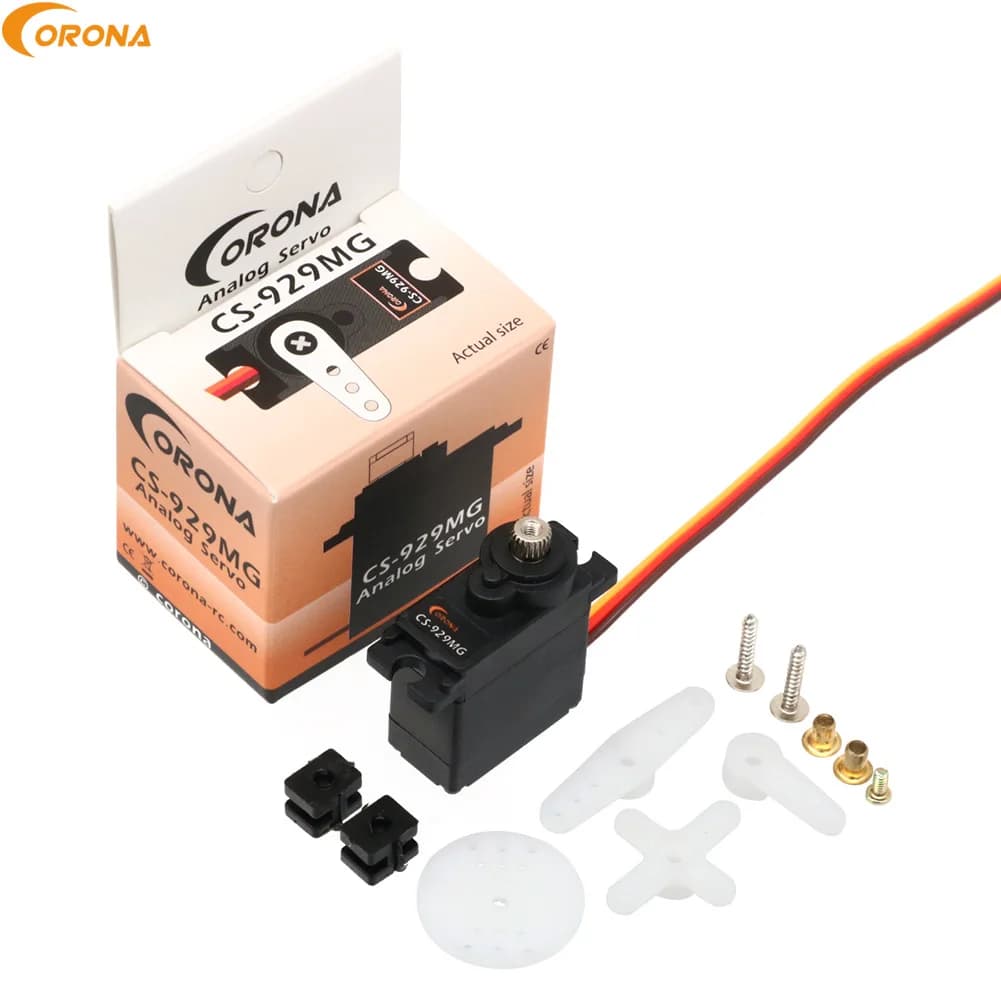 Corona CS929MG CS 929MG CS-929MG 2.0kg/ 0.11sec /12.5g/Metal Gear Servo Per la guida di volo Aereo 450 RC Elicottero