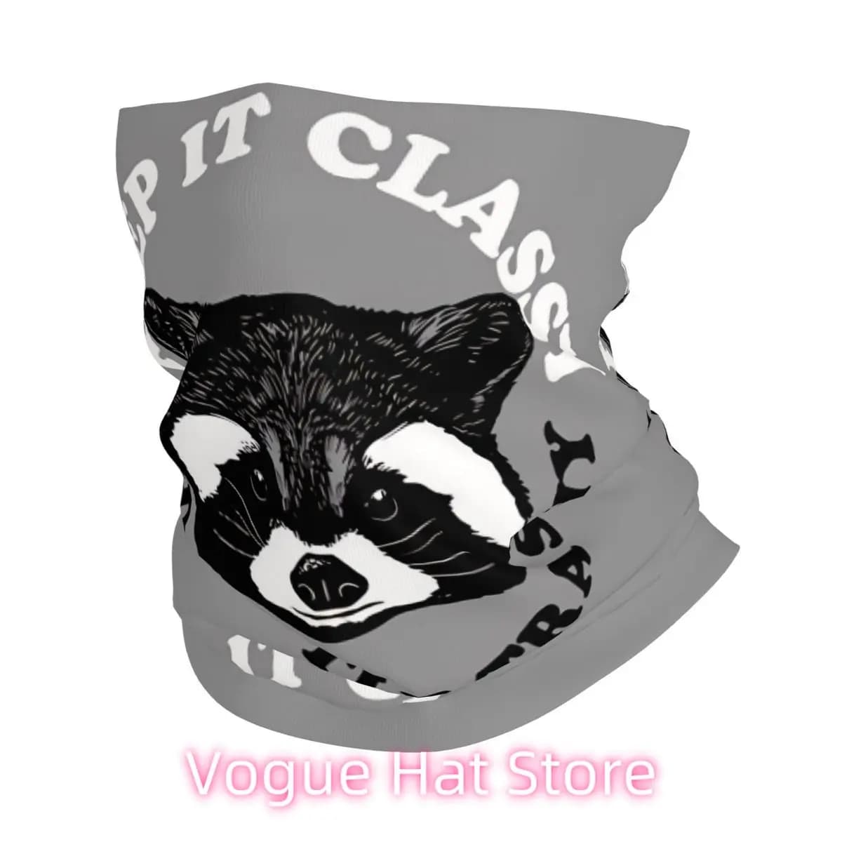 Raccoon Headband Neck Cycling Tube Scarf Bandana Gaiter All Seasons Unisex