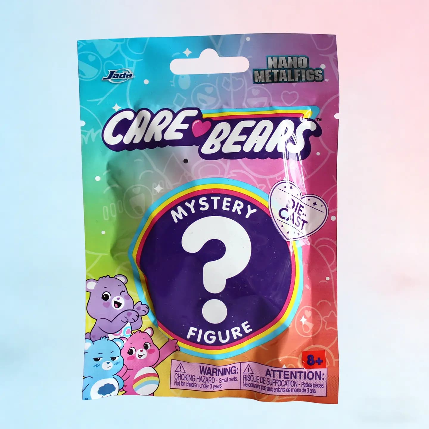 Jada Nano Metalfigs Care Bears Mystery Blind Bag, Miniature in Metallo, Modellini da Collezione, Giocattoli, Ornamenti, Regali per Ragazzi e Ragazze