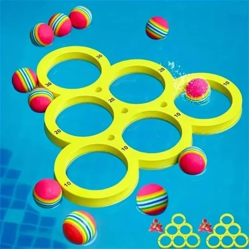 Pool Toy Fun Splash Water Sports Floating Pool Game Toy - Durable EVA Material Random Color Ball Perfect for