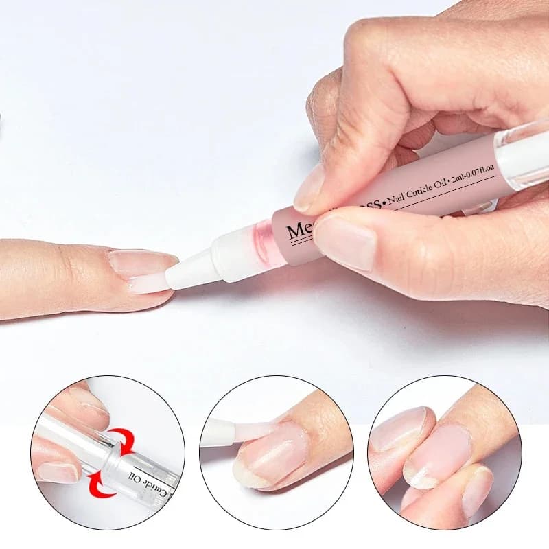 Penna per olio nutrizionale per unghie Rinforzante per unghie sottili e crescita 6 odori Trattamento per unghie Olio rivitalizzante per cuticole Unghie per manicure