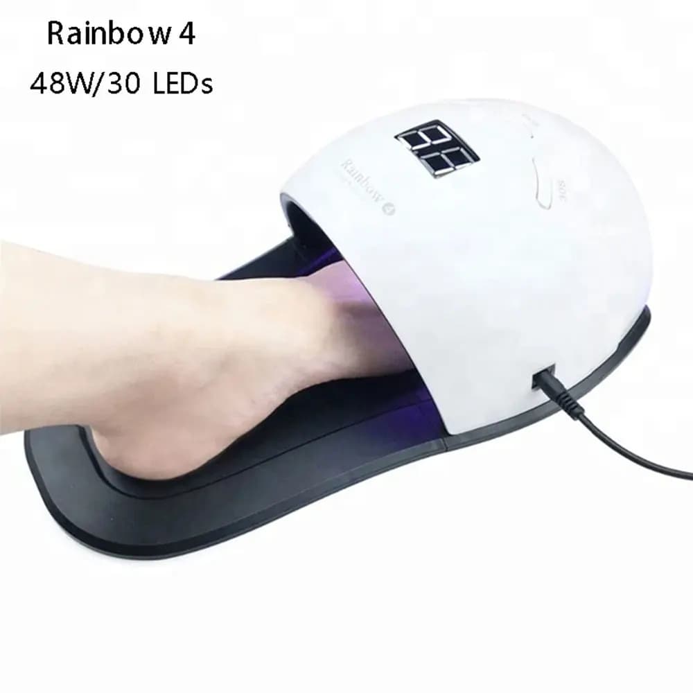Lampada LED UV 48W per Manicure e Pedicure, Asciuga Unghie Professionale Portatile, per Gel e Smalto, Strumenti per Nail Art