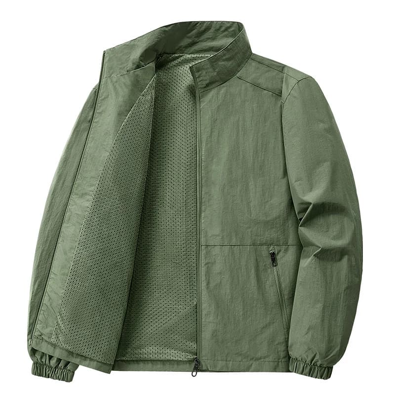 Spring Summer Men Quick Dry Hiking Jacket Outdoor Men Sports Climbing Breathable Coats Men Windbreaker Zipper Jackets Clothing