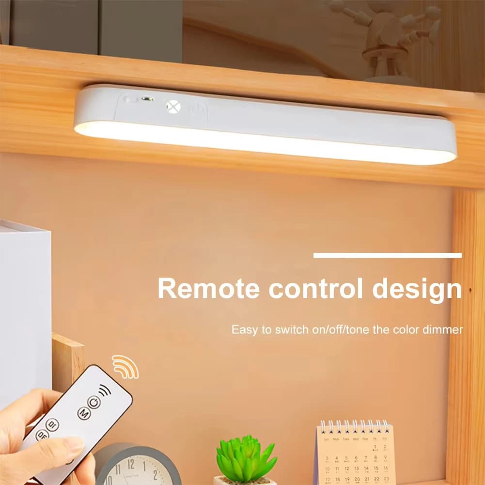 Lampada da scrivania a LED magnetica ricaricabile tramite USB Lampada da tavolo portatile dimmerabile con luminosità regolabile per uso computer in camera da letto studio ufficio