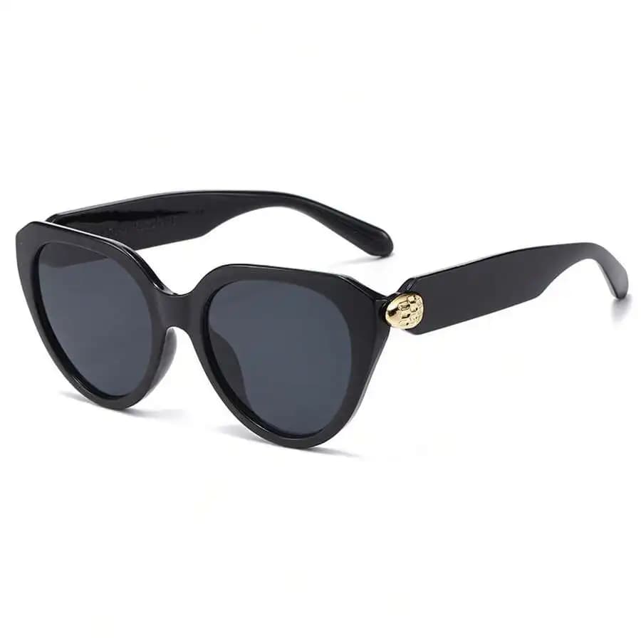 Cat Eye Flat Lens Sunglasses European American High End Fashion Style