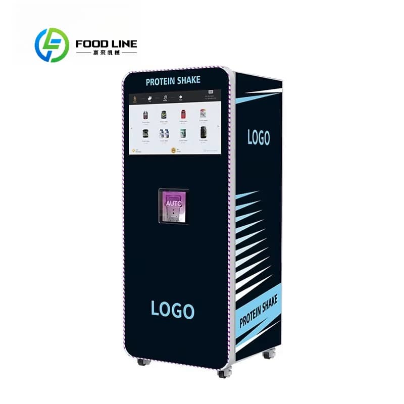 GS805E factory design protein agitation powder machine for European market with payment of QR cards and payment