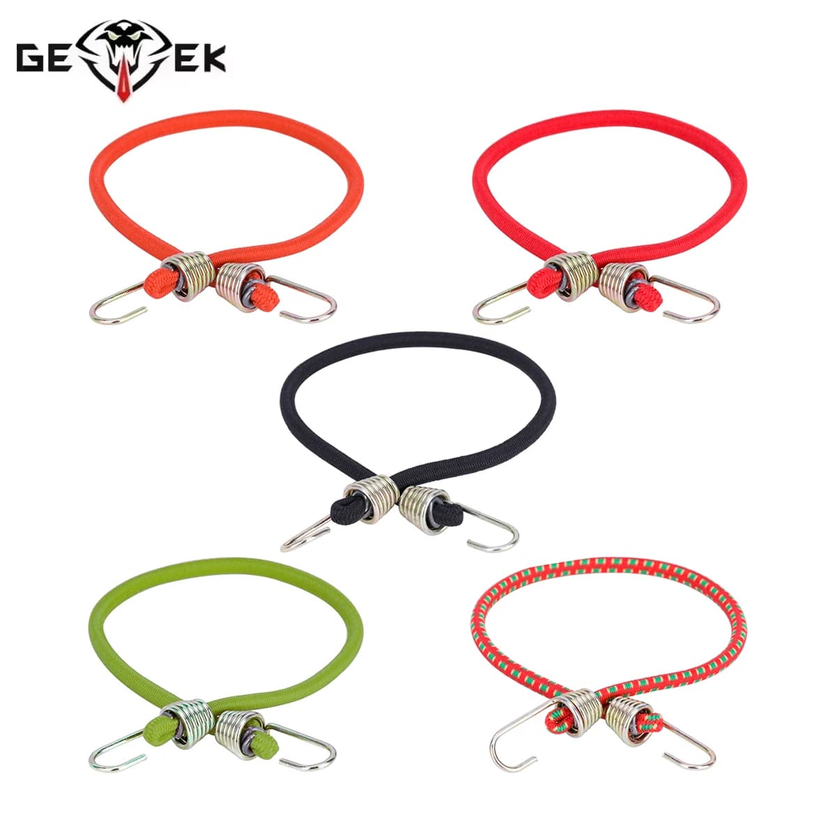 5/10pcs Elastico Bungee Cavo Portapacchi Corda Belts with Hook for 1/10 RC Crawler Auto Axial SCX10 TRX4 TRX6 Decorating