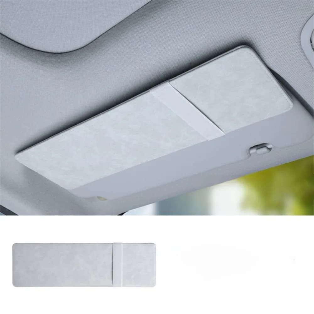Antiriflesso Visiera parasole per auto Protezione per gli occhi Parabrezza universale Copertura solare Organizzatore per auto Porta occhiali Estensore per visiera parasole