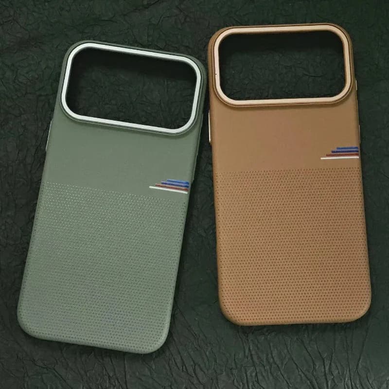 Custodia Magnetica Intrecciata di Lusso con Tecnologia Originale per iPhone 17 Pro Max/17 Pro/17, Cover Protettiva in Tessuto Tecnico Compatibile con MagSafe