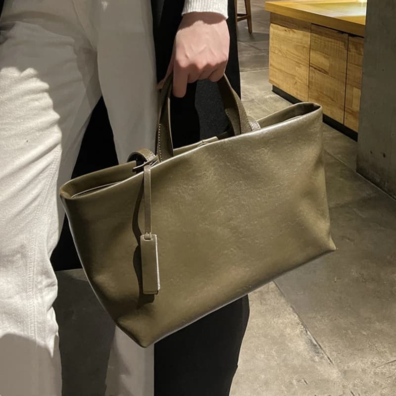 Borse a Spalla Grandi in Vera Pelle Toptrends per Donne 2026, Borse da Shopping di Lusso Firmate, Borse da Ufficio per Signore