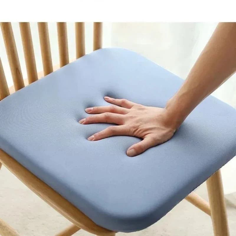 Cuscino sedile ergonomico in memory foam per sedia da ufficio e auto, cuscino spesso antiscivolo per alleviare il mal di schiena, comfort coccyx