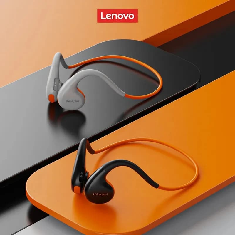 Cuffie a conduzione aerea originali Lenovo X7 Auricolari Bluetooth 5.3 senza fili Cuffie sportive a conduzione ossea Microfono con gancio per l'orecchio esterno