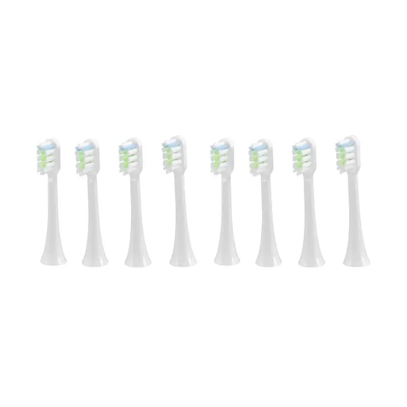 ABWZ-8Pcs Testine di ricambio per spazzolino da denti Xiaomi SOOCAS V1X3/X3U X1/X3/X5 Testine per spazzolino elettrico bianche