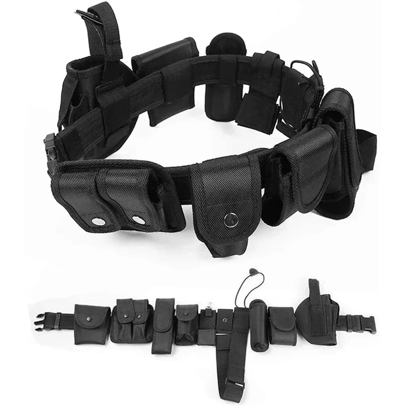 Tactical Gun Holster Flashlight Pouch Sets 10In1 Multifunctional Utility Kit Belt Police Duty Belt Security Duty Belts Wholesale