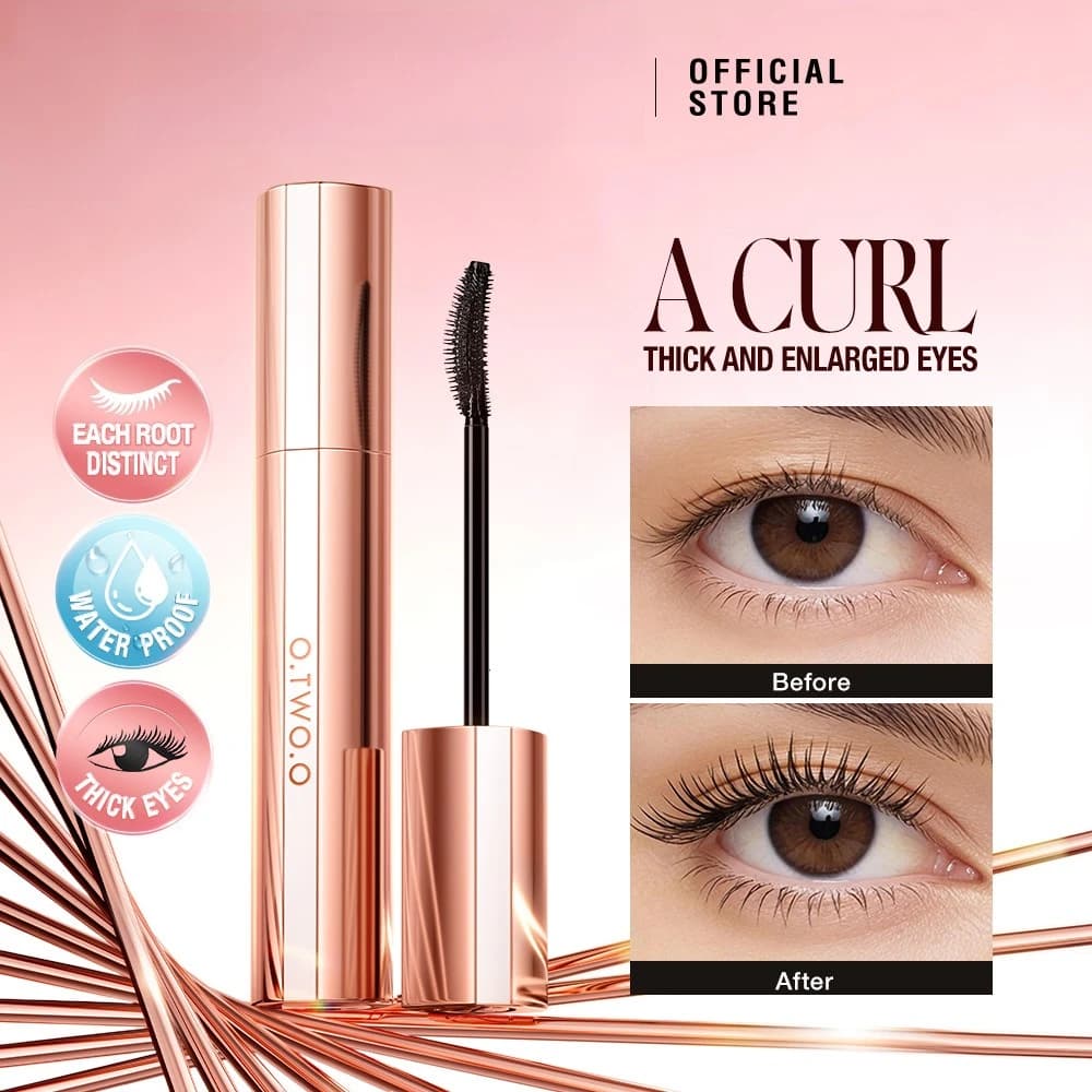 Mascara Allungante Nero Intenso, Formula Impermeabile Modellante, Anti-sbavature, Tenuta for All Day, for a Natural Look or Glamour