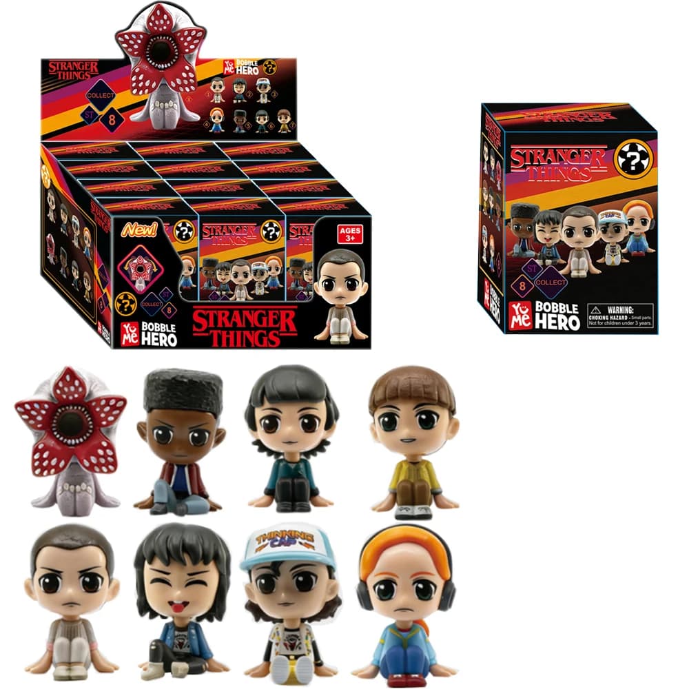 12 Stili di Action Figure Stranger: Eleven, Dustin, Barb, Steve, Demogorgone, Giocattoli in Scatola Misteriosa, Bambole Action Figure, Regalo per Bambini