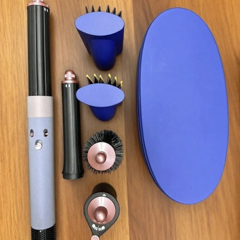 High Range Multifunction Hair Grid Plate with Temperature Control, Smooth comb and Integrated Hair dryer