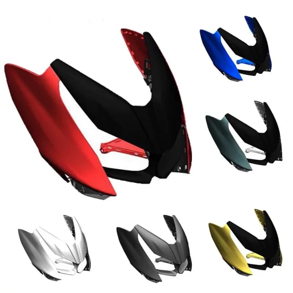 Per moto ZONTES 350D: scocca completa in plastica, copertura faro anteriore sinistra e destra, pannello decorativo faro ZONTES D350