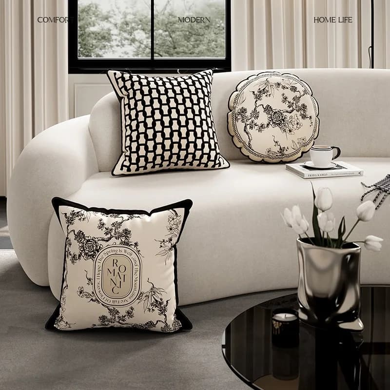 Velvet Luxury Faithful, Square Covers, Super Soft, Decorative, For Sofa, Bedroom, Car, French Country Style