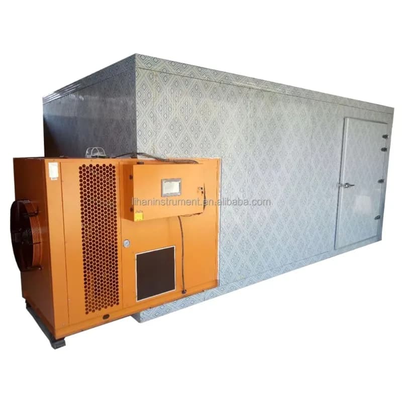 Nuova Pompa di Calore Pepe Pasta Fichi Pistacchio Noci Manioca Essiccatore Banana Erbe Pili Essiccatrice Carbone Briquette Essiccatore Macchina