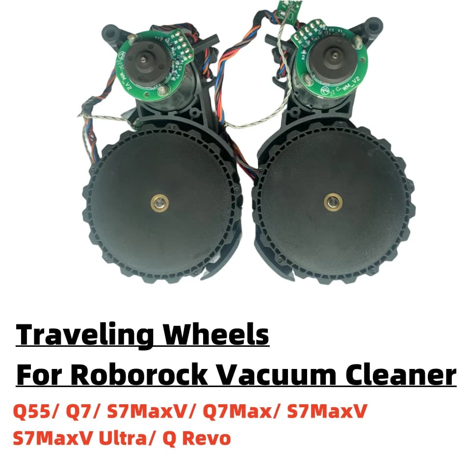 Ruote originali sinistra e destra per Roborock Q55/ Q7/ S7MaxV/ Q7Max/ S7MaxV /S7MaxV Ultra/ Q Revo accessori per aspirapolvere