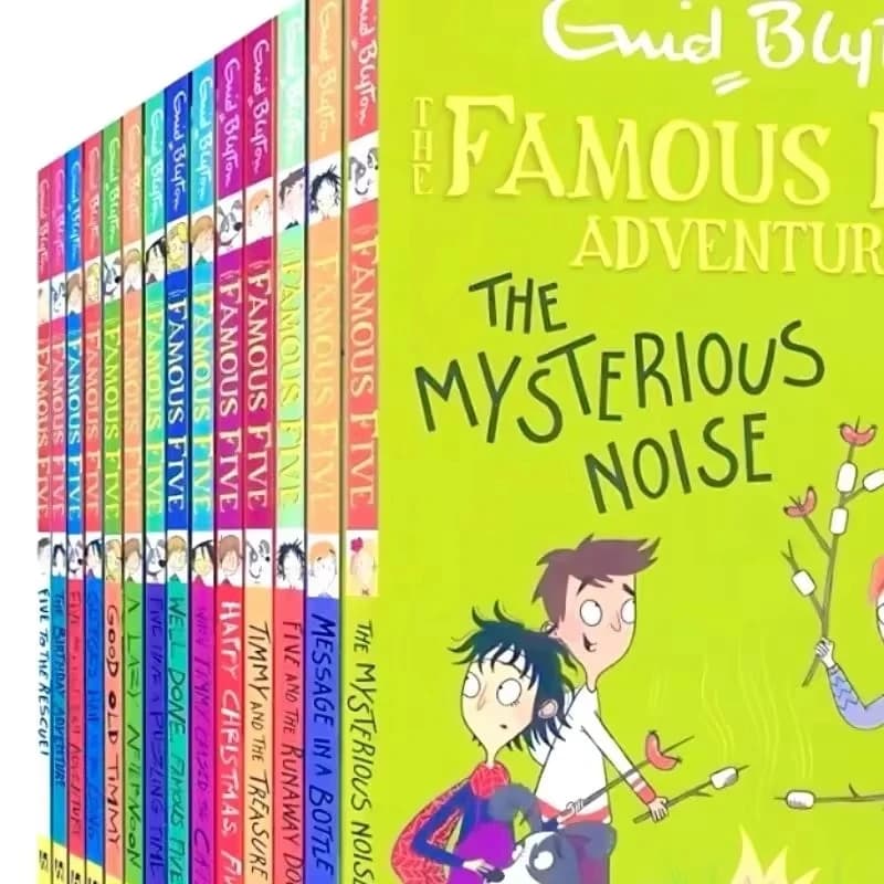 15 libri La famosa collezione di storie brevi delle cinque avventure Fumetti Libri di lettura per bambini Set di confezioni regalo in versione inglese