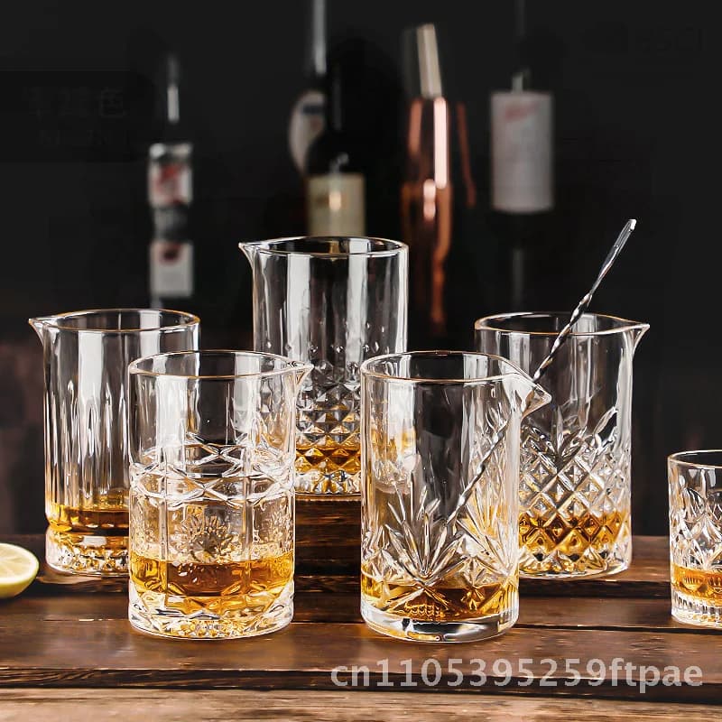 Japanese Wine Dispencer Shaker Cocktail Mixing Cup Bar KTV Bartender Blending Glass Wine Dispender