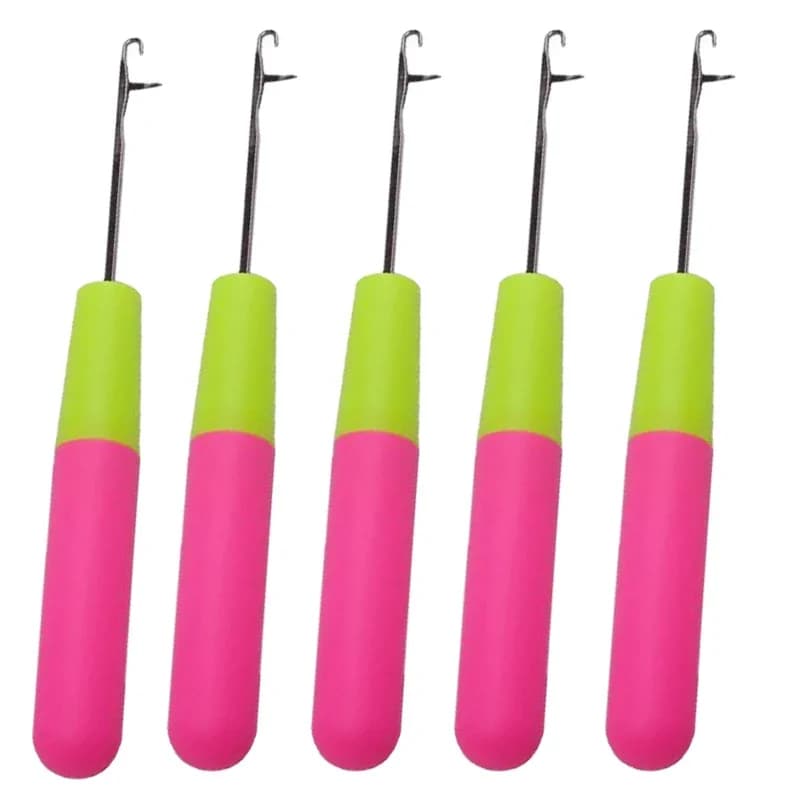 Estensioni dei capelli Strumenti per lo styling Chiusura Ganci per capelli all'uncinetto Ago per intrecciare parrucche artigianali per realizzare dreadlock intrecciati jumbo