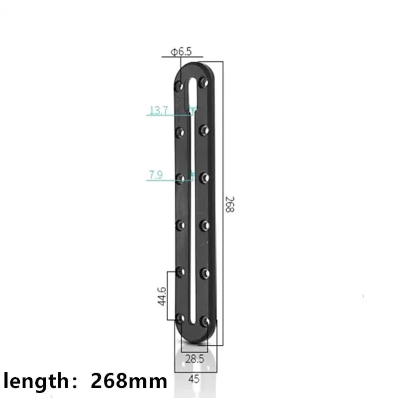 Tough-Track - Binario composito da 10" con caricamento dall'alto compatibile con supporto in ram