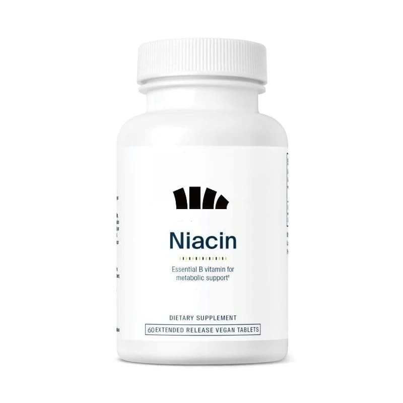 Niacin 500 mg per serving, 60 capsules - Essential Vitamin B supplement for Skin Care, Health and Energy Support