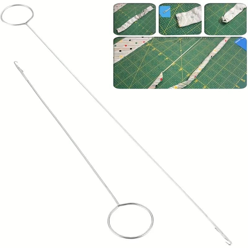 2 set di cannucce da cucito in acciaio inossidabile, forniture da cucito lunghe e corte
