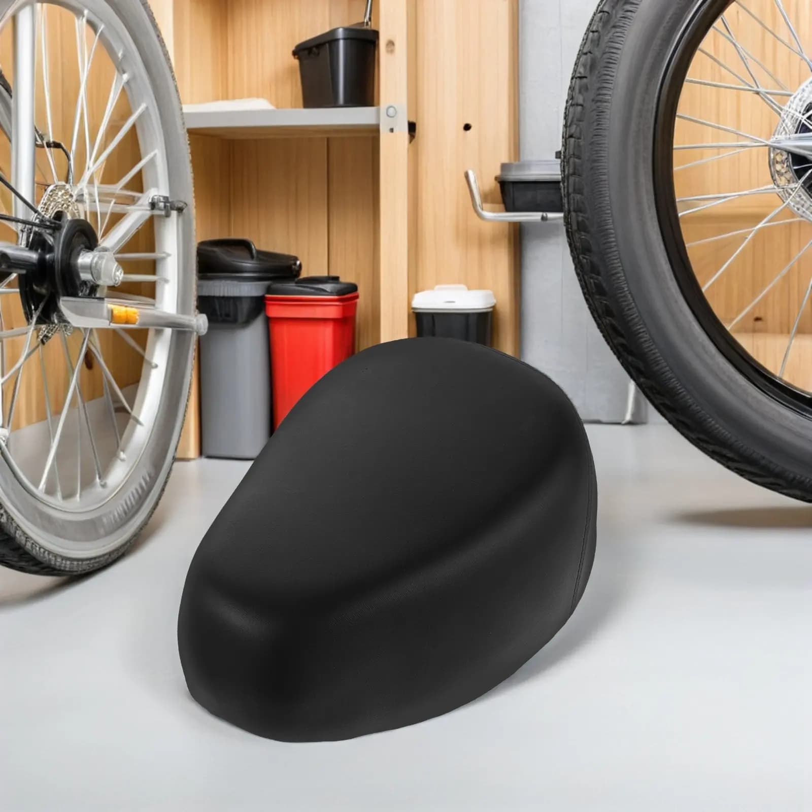 Cuscino Ergonomico per Sella Bici, Comodo e Antiurto, Imbottitura per Lunghi Viaggi, per Bici da Montagna, Strada ed Elettriche, per Uomini e Donne