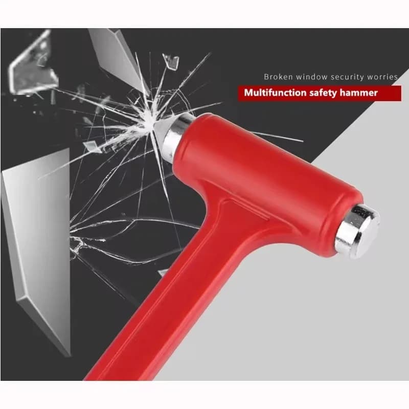 1/2/4PCS 2in1 Safety Hammer for Car Emergency Escape Tool Kit Auto Glass Window Hammer for Break and Safety Belt Escape Tool