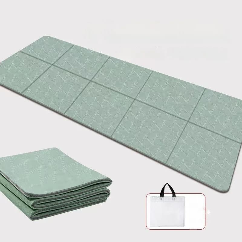 Nuovo tappetino da yoga pieghevole, tappetino fitness portatile ispessito per pilates ed esercizi a terra, tappetino portatile per riposino, tappetino da yoga per una facile conservazione