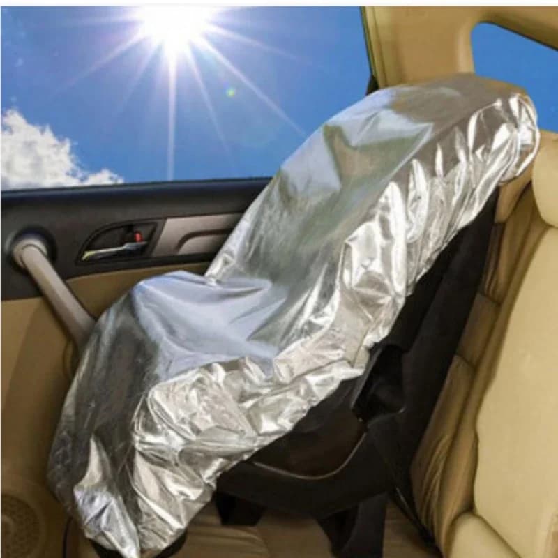 50x50cm seggiolino auto seggiolino parasole copertura protettiva per bambini bambini pellicola in alluminio parasole protezione UV isolamento antipolvere Cove