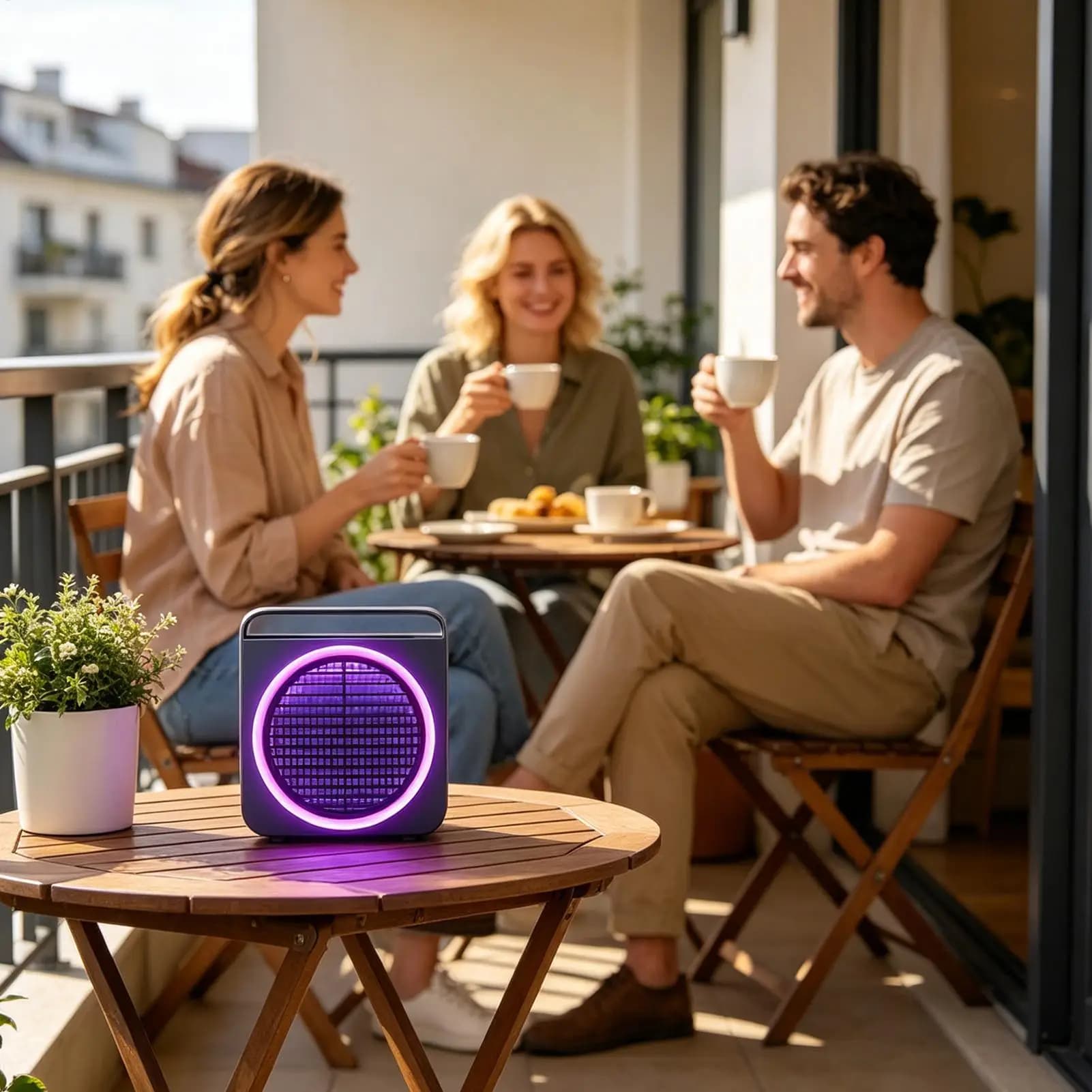 Trappola per zanzare da esterno a parete, lampada antizanzare da tavolo per proprietari di casa, giardinieri, casa, ufficio, appartamento, ristorante, cucina