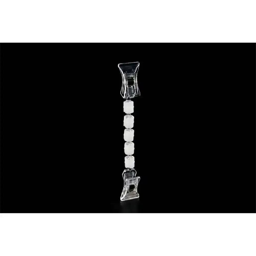 10 Pezzi Clip Porta Etichette Rotanti Regolabili, Supporto per Cartelli, Fermagli per Foto, Doppie Morsette