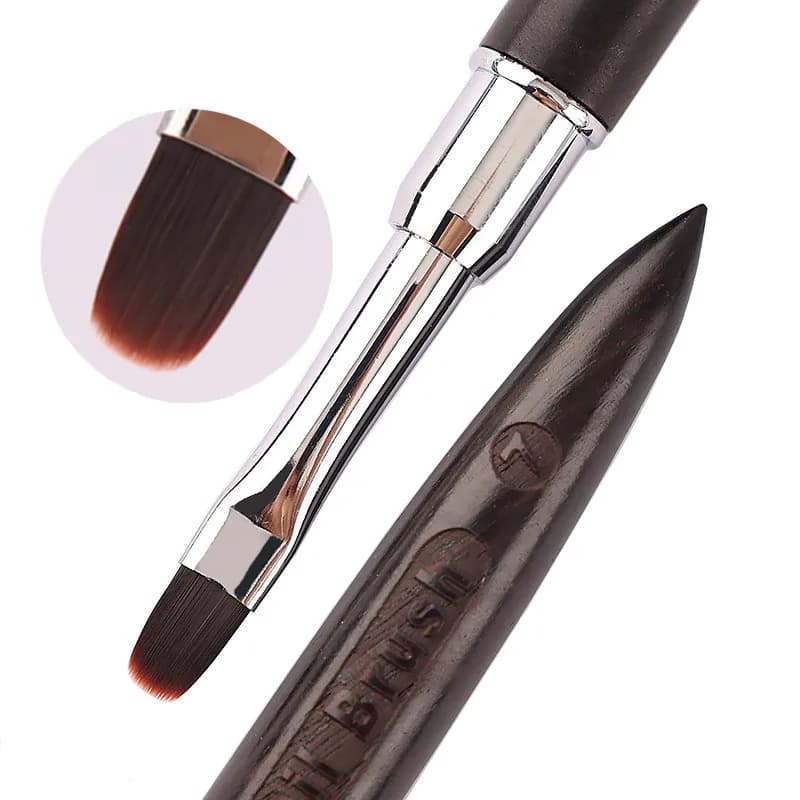Set di 1/12 Pennelli per Nail Art, Pennello Liner per Unghie, Penna per Pittura Unghie, Pennelli per Gel UV Acrilico, Strumento per Manicure in Cristallo