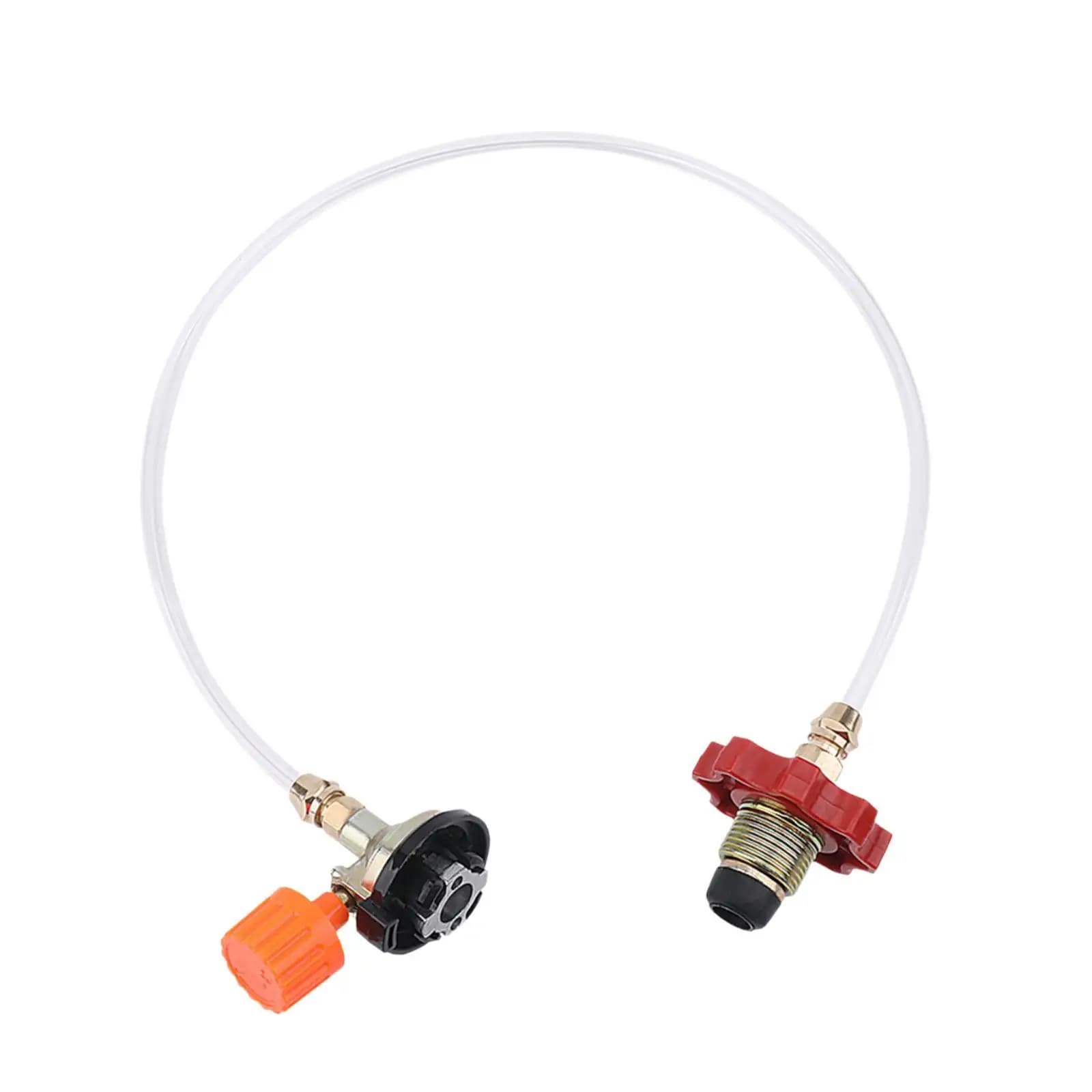 Gas Adapter Extension Propane Refill Hose Leakproof Metal Connection for Portable Camping Stove Outdoor Picnic