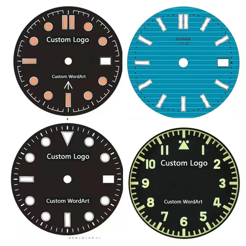 Logo/Texetti Clock Square Customization Service Print/Laser Engraving Additional cost