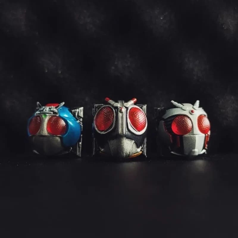 Original Kamen Rider Keycap Theme Anime Keycap Mechanical Keyboard Resin Custom PC Game Keyboard Accessories Gift Collection