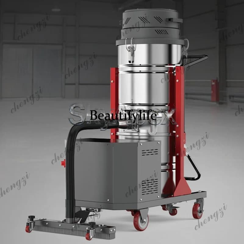 81 Battery Powered Industrial Vacuum Cleaner Wireless High Suction Wet Dry Factory Decoration Dust Material Waste Collection