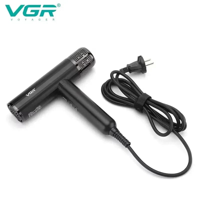 Asciugacapelli senza pale VGR, asciugacapelli professionale a ioni negativi, motore senza spazzole 11000RPM, potente asciugacapelli elettrico per salone V-427